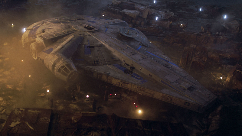 The Millennium Falcon when Lando owned it.